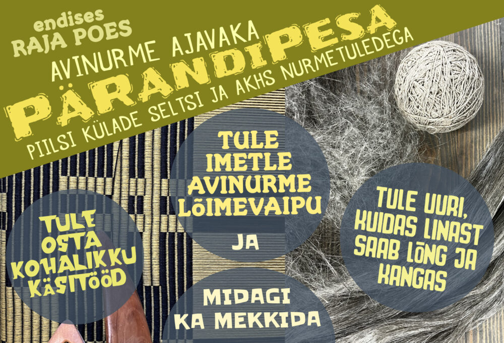 TÜNNILAADAL AJAVAKA PÄRANDIPESA